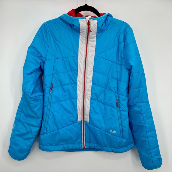 Atomic Jackets & Blazers - Atomic Ridgeline Primaloft Hooded Ski Jacket Fleece Insulated Water Resistant M